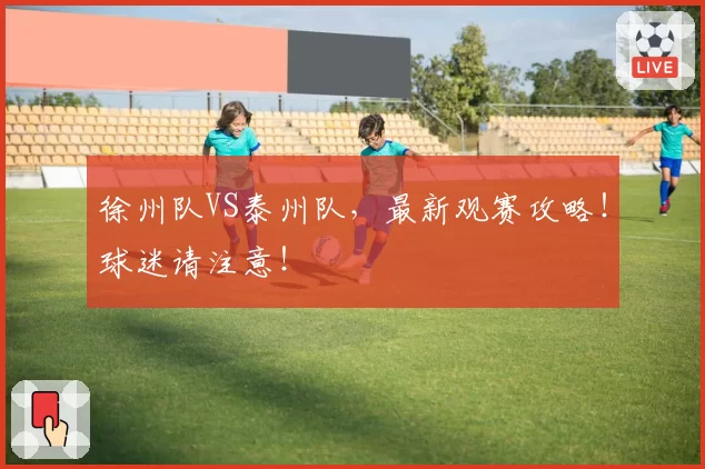 徐州队VS泰州队，最新观赛攻略！球迷请注意！